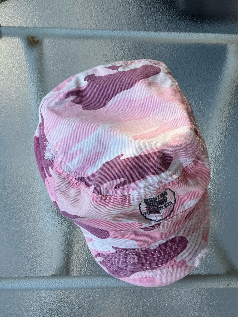 Pink Camouflage Y2K Cap